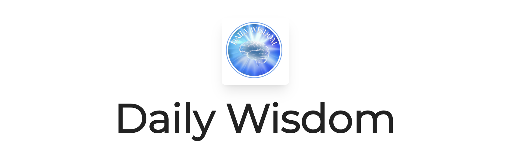 Daily Wisdom